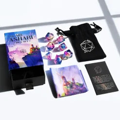 Critical Role Air Ashari Dice Set- Dice And Dice Bags