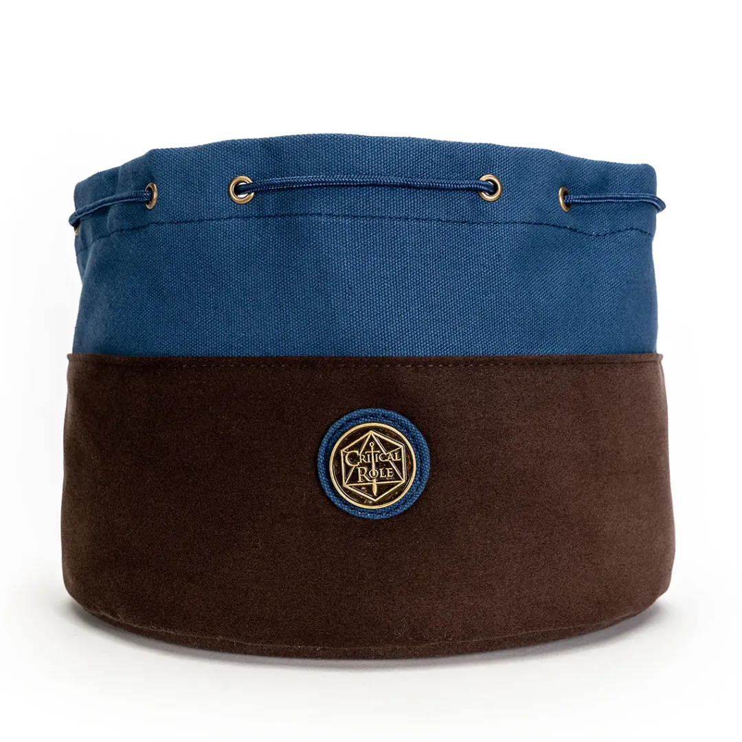 Critical Role Bailey's Blue Dice Bag of Hoarding- Dice And Dice Bags