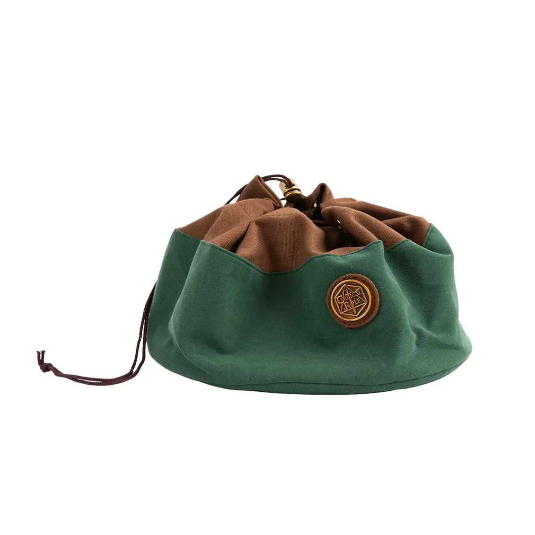Critical Role Bailey's Green Dice Bag of Hoarding- Dice And Dice Bags