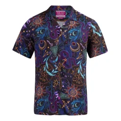 Critical Role Beauty of Exandria: Creation - Mollymauk Tealeaf Camp Shirt- Polo & Button Down Shirts
