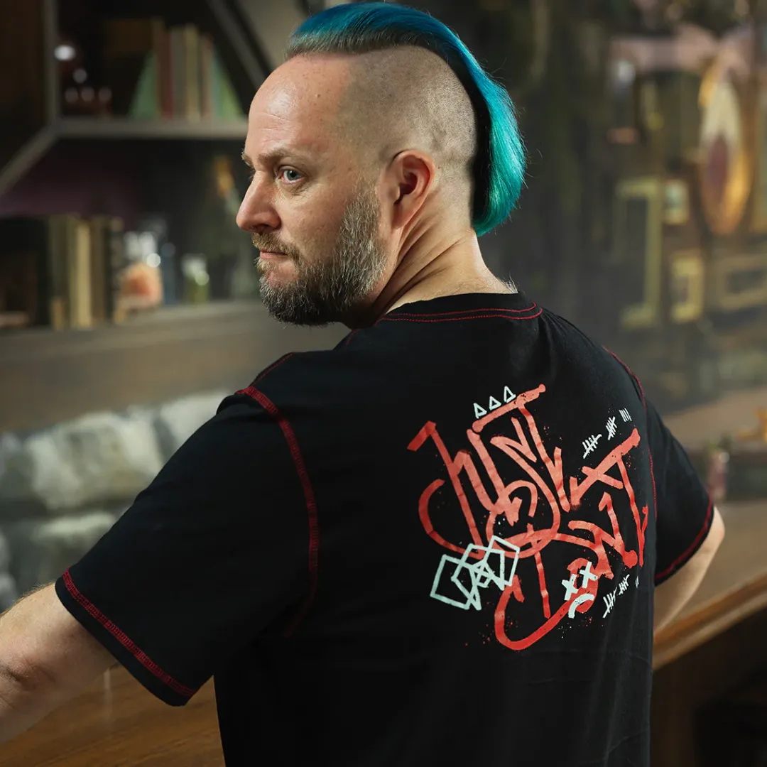 Critical Role Beauty of Exandria: In Motion - Ashton Greymoore Pocket T-Shirt- T-shirts