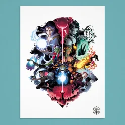 Critical Role Bells Hells Art Print by Matteo Scalera & Moreno Dinisio- Prints