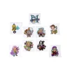 Critical Role Bells Hells Chibi Vinyl Decals Set 9-Pack- Decals And Stickers