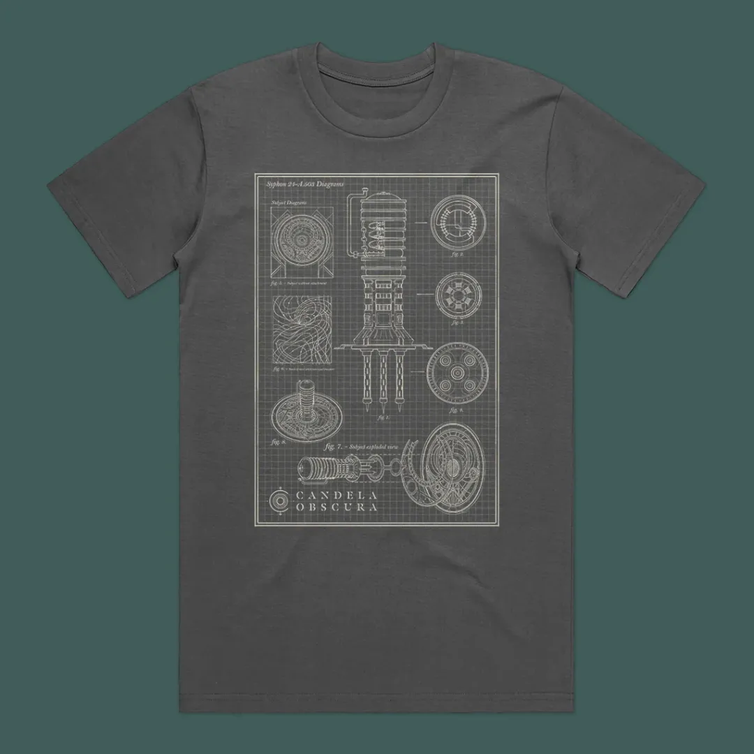 Critical Role Candela Obscura Blueprint T-Shirt- T-shirts