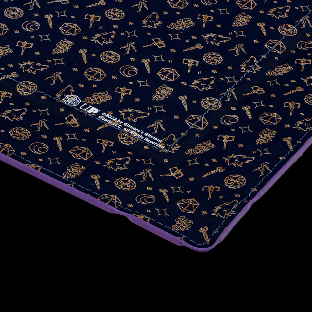 Critical Role Bells Hells Pattern Printed Leatherette Folding Dice Tray- Dice And Dice Bags