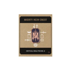 Critical Role Pin No. 3 - Mighty Nein Crest- Pins
