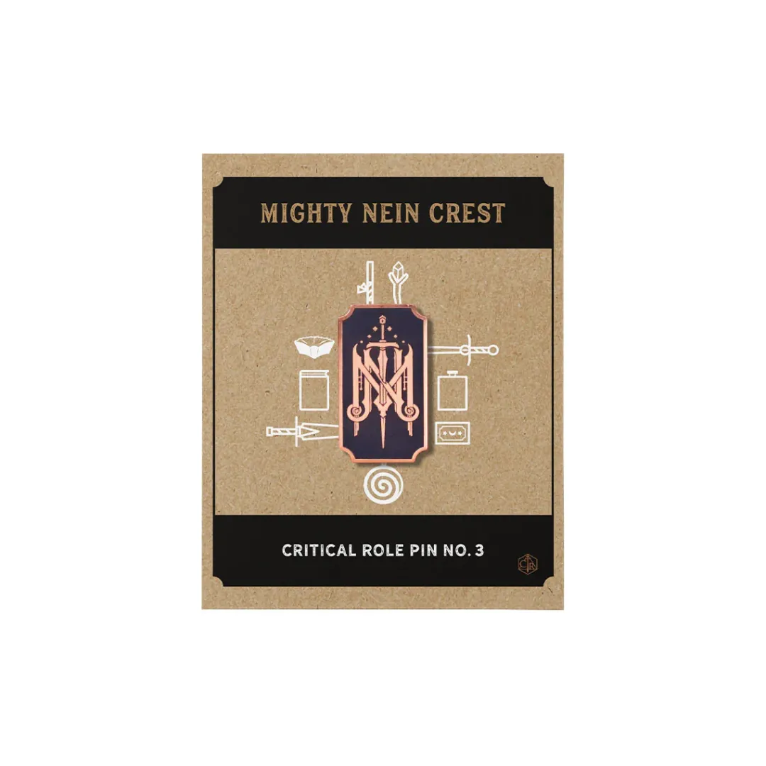 Critical Role Pin No. 3 - Mighty Nein Crest- Pins
