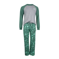 Critical Role Ultra Soft Forest Green Pajama Lounge Set- Pajamas & Robes