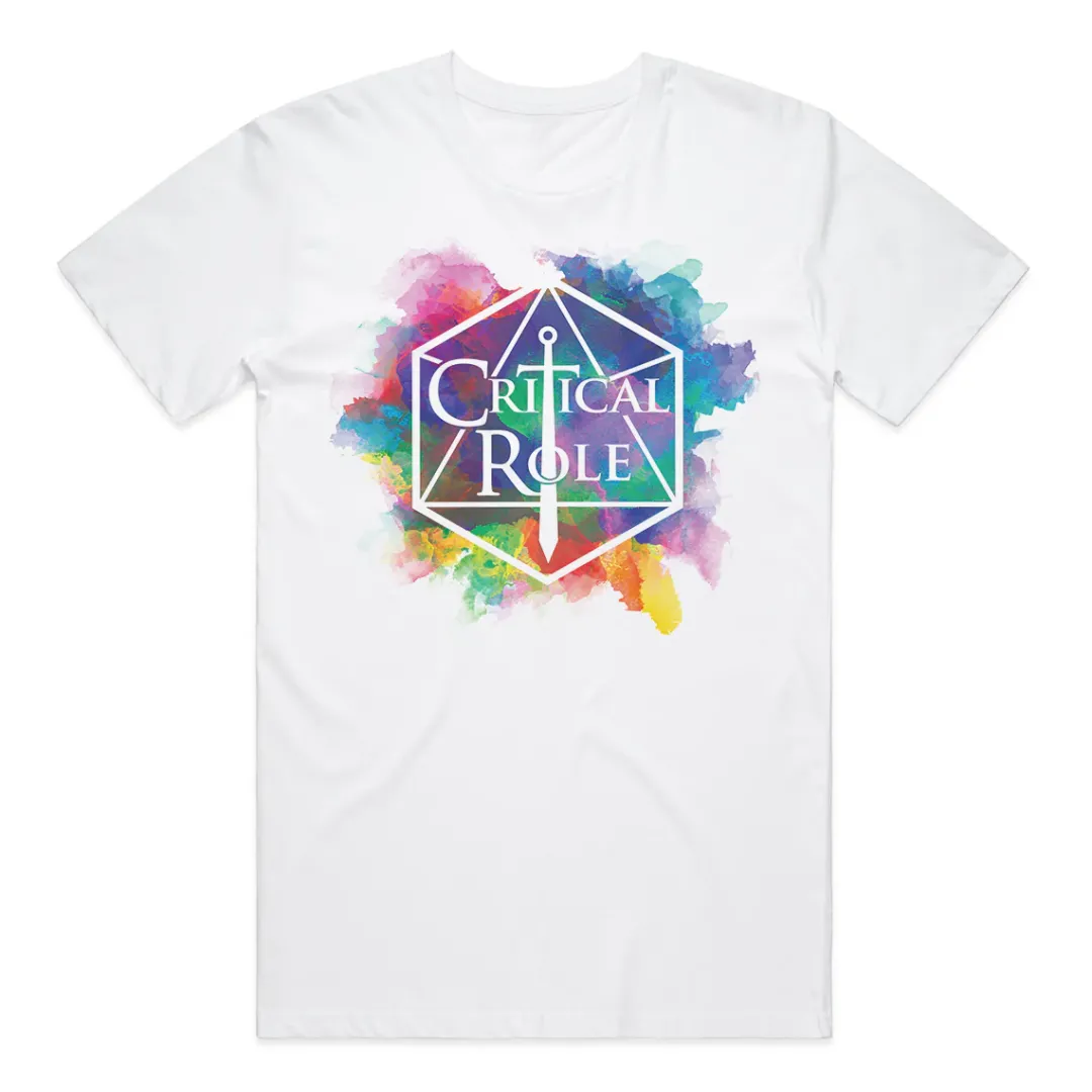 Critical Role Watercolor Logo T-Shirt- T-shirts