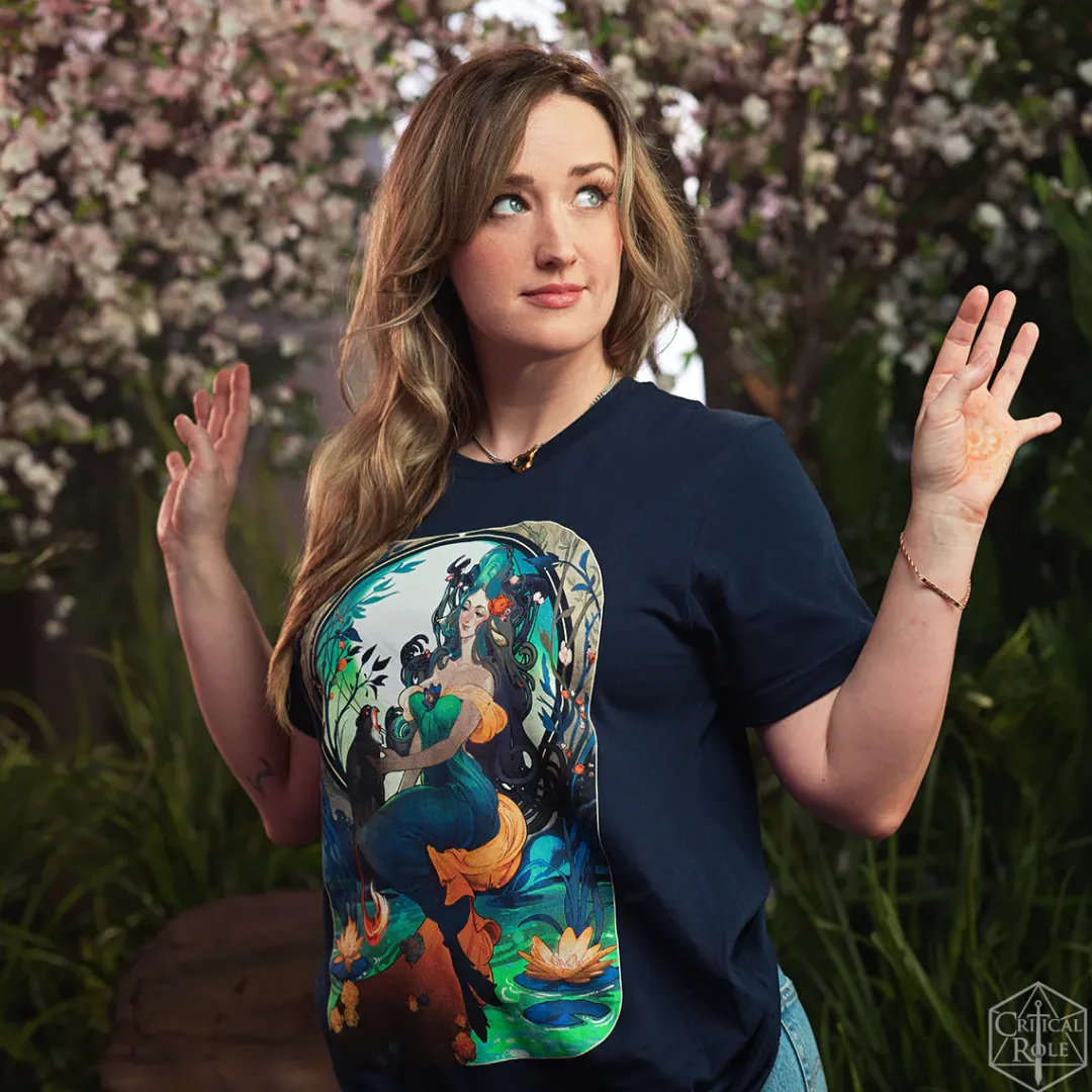 Critical Role Fearne Calloway Art Nouveau T-Shirt- T-shirts