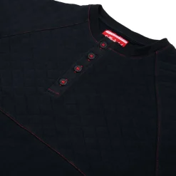 Critical Role Fjord Stone Black Henley Long Sleeve Shirt- Sweaters & Hoodies