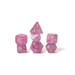 Critical Role Mighty Nein Dice Set: Jester Lavorre- Dice And Dice Bags