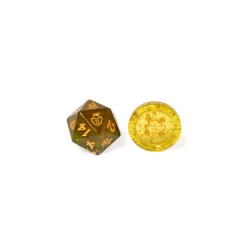 Critical Role Mighty Nein Dice Set: Nott the Brave- Dice And Dice Bags