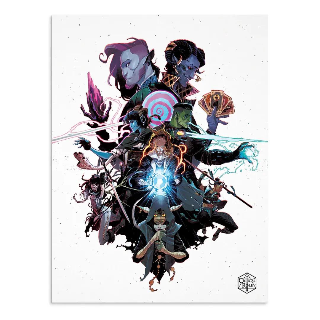 Critical Role Mighty Nein 50th Episode Art Print by Matteo Scalera & Moreno Dinisio- Prints