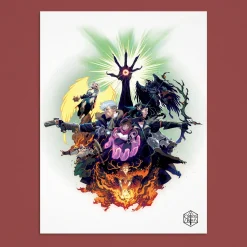 Critical Role Vox Machina Art Print by Matteo Scalera & Moreno Dinisio- Prints