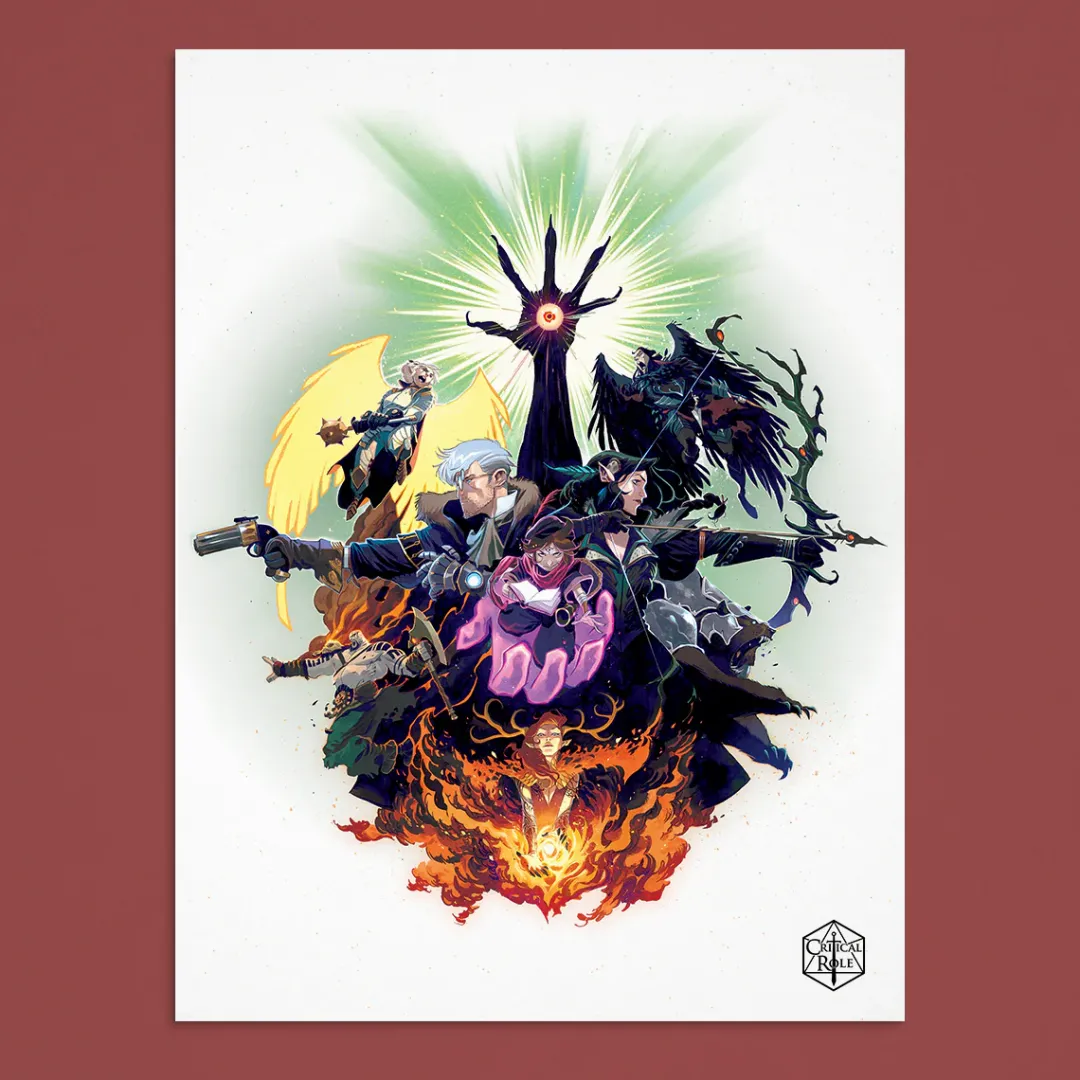 Critical Role Vox Machina Art Print by Matteo Scalera & Moreno Dinisio- Prints