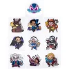 Critical Role Vox Machina Chibi Vinyl Decals Set 10-Pack- Decals And Stickers