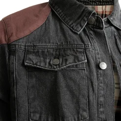 Critical Role Vox Machina Collection: Grog Strongjaw Flannel Lined Denim Shirt Jacket- Jackets