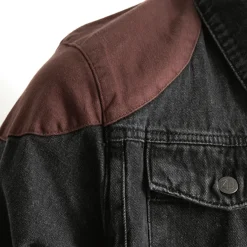 Critical Role Vox Machina Collection: Grog Strongjaw Flannel Lined Denim Shirt Jacket- Jackets