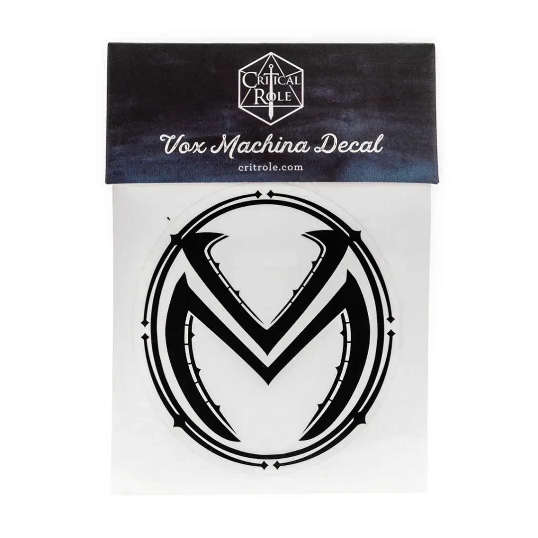 Critical Role Vox Machina Crest Decal- Decals And Stickers