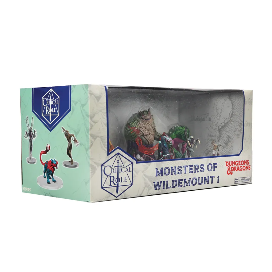 Critical Role WizKids Minis: Monsters of Wildemount Set I- Miniatures
